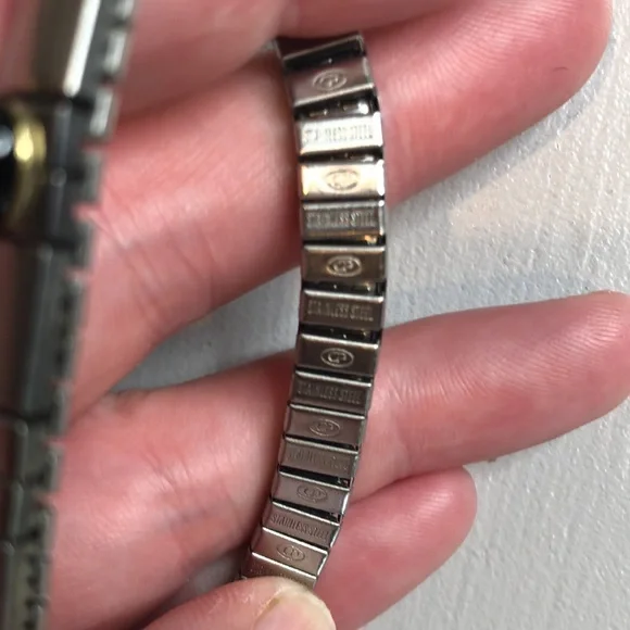 Set of 2 stainless stretch bracelets like Nomination - Picture 3 of 5